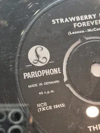 Original indrammet Beatles single