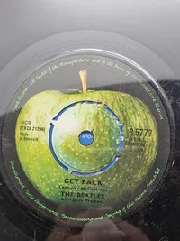 Original indrammet Beatles single