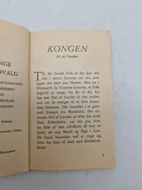 Originalt Georg Jensen kongemærke  (1945 udgaven) og sangbog - ww2