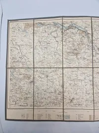 Originalt M/23 kort over Jelling