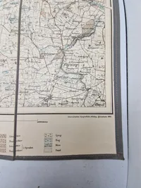 Originalt M/23 kort over Jelling