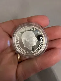 Original minde medalje 1945-1995 af 999 sølv