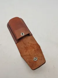 Veludført læder etui