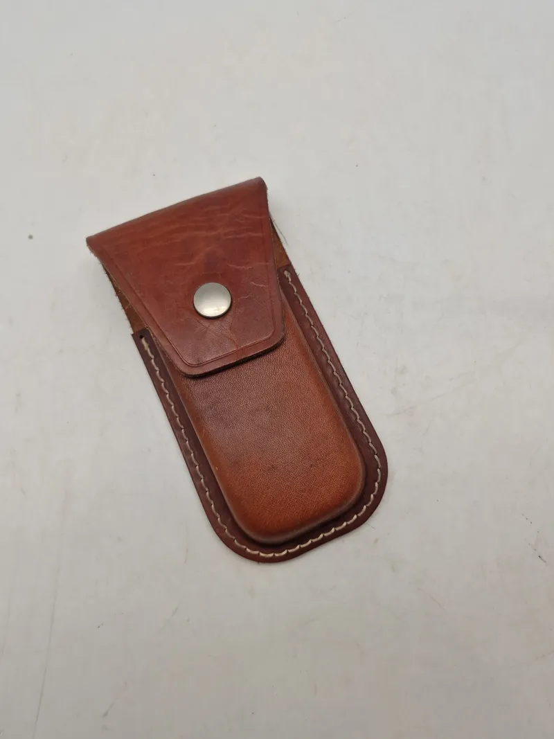 Veludført læder etui