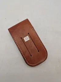 Veludført læder etui