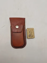 Veludført læder etui