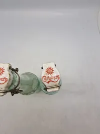 Samling originale Carlsberg patentflasker