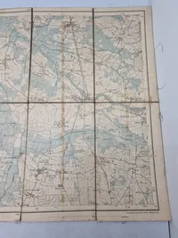 Originalt M/23 kort over Bredebro