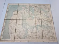 Originalt M/23 kort over Bredebro