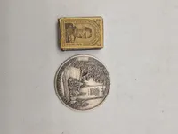 Token med reklame for Stockholm stadion