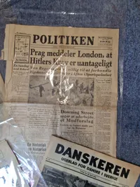 Samling originale ww2 aviser