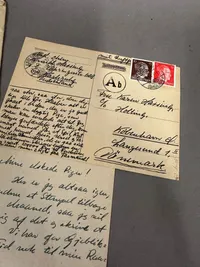 Originalt breve på dansk sendt fra Tyskland til Danmark under WW2
