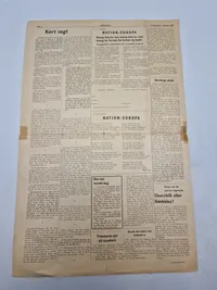 To stk originale eks af avisen “Revision” som var kendt for at hjælpe tidligere frikorps folk