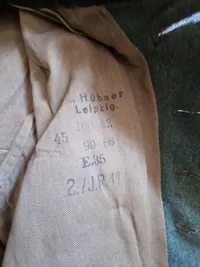 Original tysk Infanterie NCO waffenrock godt stemplet
