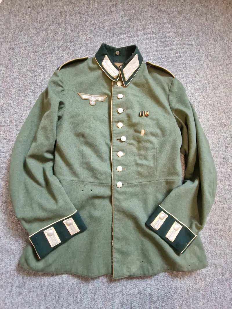 Original tysk Infanterie NCO waffenrock godt stemplet