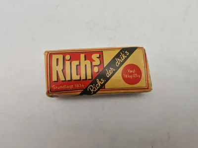 Ekstremt sjælden original pakke Richs kaffe erstatning fra ww2
