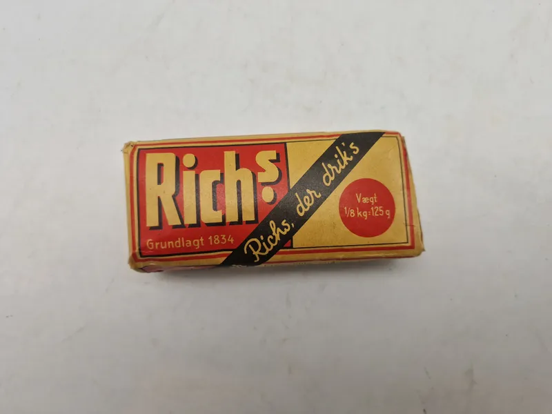 Ekstremt sjælden original pakke Richs kaffe erstatning fra ww2