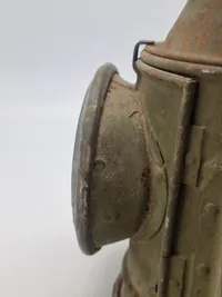 Original WWII C. Eastgate & Sons, Birmingham railway lantern fra 1945 (pilestemplet)