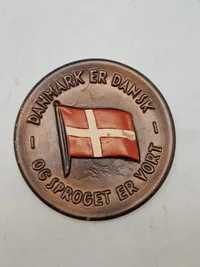Original plakette fra genforeningen i 1920