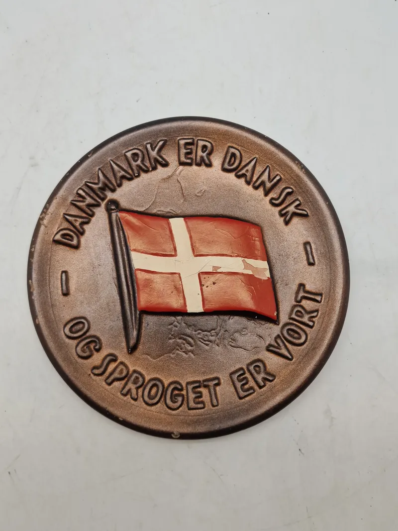 Original plakette fra genforeningen i 1920