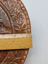 Original kobber plakette fra genforeningen i 1920