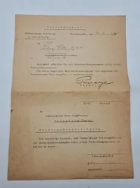 Samling original feltpost, billeder mm fra ww2. Meget af posten er sendt til dk under ww2