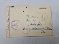 Samling original feltpost, billeder mm fra ww2. Meget af posten er sendt til dk under ww2