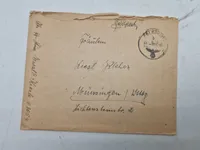 Samling original feltpost, billeder mm fra ww2. Meget af posten er sendt til dk under ww2