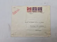 Samling original feltpost, billeder mm fra ww2. Meget af posten er sendt til dk under ww2