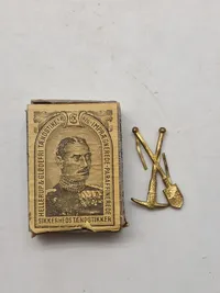 Original W-SS/SA Einzel Kragenspiegel-Auflage - godt RZM stemplet på bagsiden
