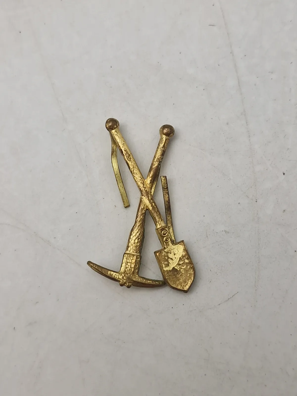 Original W-SS/SA Einzel Kragenspiegel-Auflage - godt RZM stemplet på bagsiden