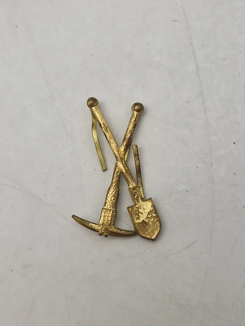 Original W-SS/SA Einzel Kragenspiegel-Auflage - godt RZM stemplet på bagsiden
