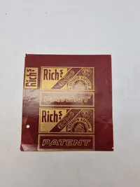 Samling originale Richs effekter fra tiden omkring ww2