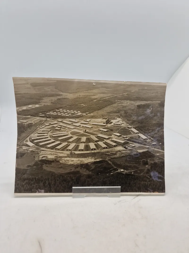 Originalt luftfoto af Faarhus lejren