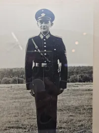 Originalt foto af tysk politi mand - ww2