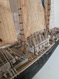 Stort veludført modelskib - skal afhentes i Vordingborg