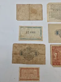 Samling diverse pengesedler