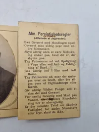 Originalt jagttegn for året 1935-36