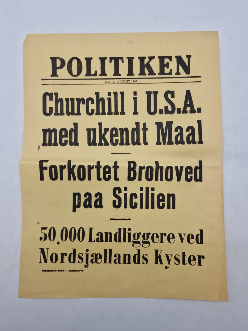 Original ww2 spiseseddel