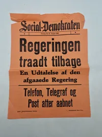 Original ww2 spiseseddel