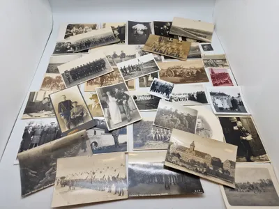 Stor samling originale soldaterfotos mm.