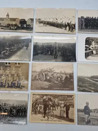 Stor samling originale soldaterfotos mm.
