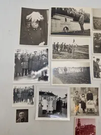 Stor samling originale soldaterfotos mm.