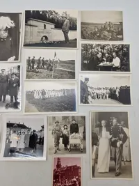 Stor samling originale soldaterfotos mm.