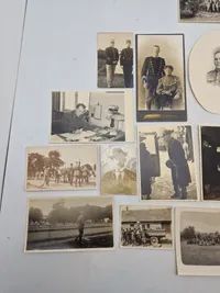 Stor samling originale soldaterfotos mm.