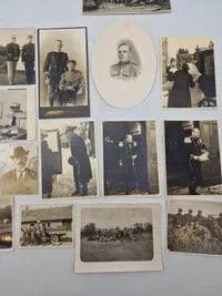 Stor samling originale soldaterfotos mm.