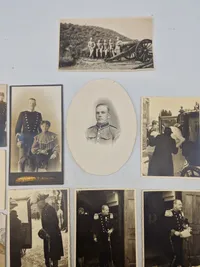 Stor samling originale soldaterfotos mm.