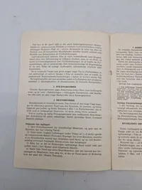 Original pjece fra statens civile luftværn - ww2