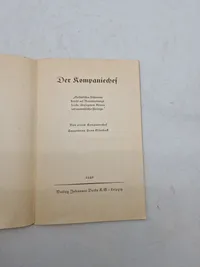 Originalt tysk blad - Der Kompaniechef