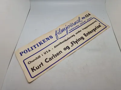 Original Spiseseddel